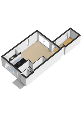 Floorplan - Karveel 59 86, 8242 WG Lelystad